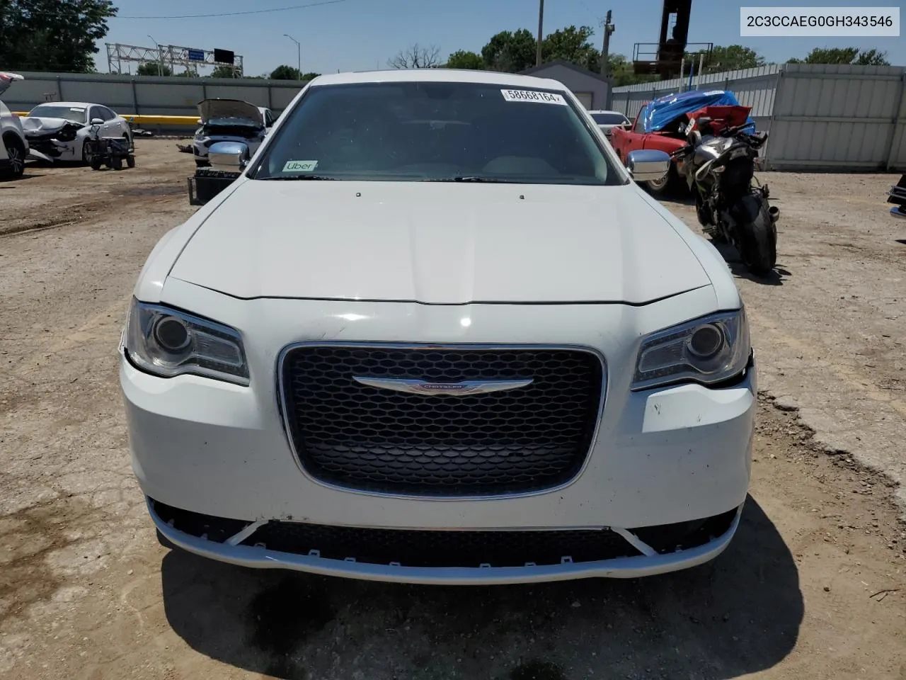 2016 Chrysler 300C VIN: 2C3CCAEG0GH343546 Lot: 58668164