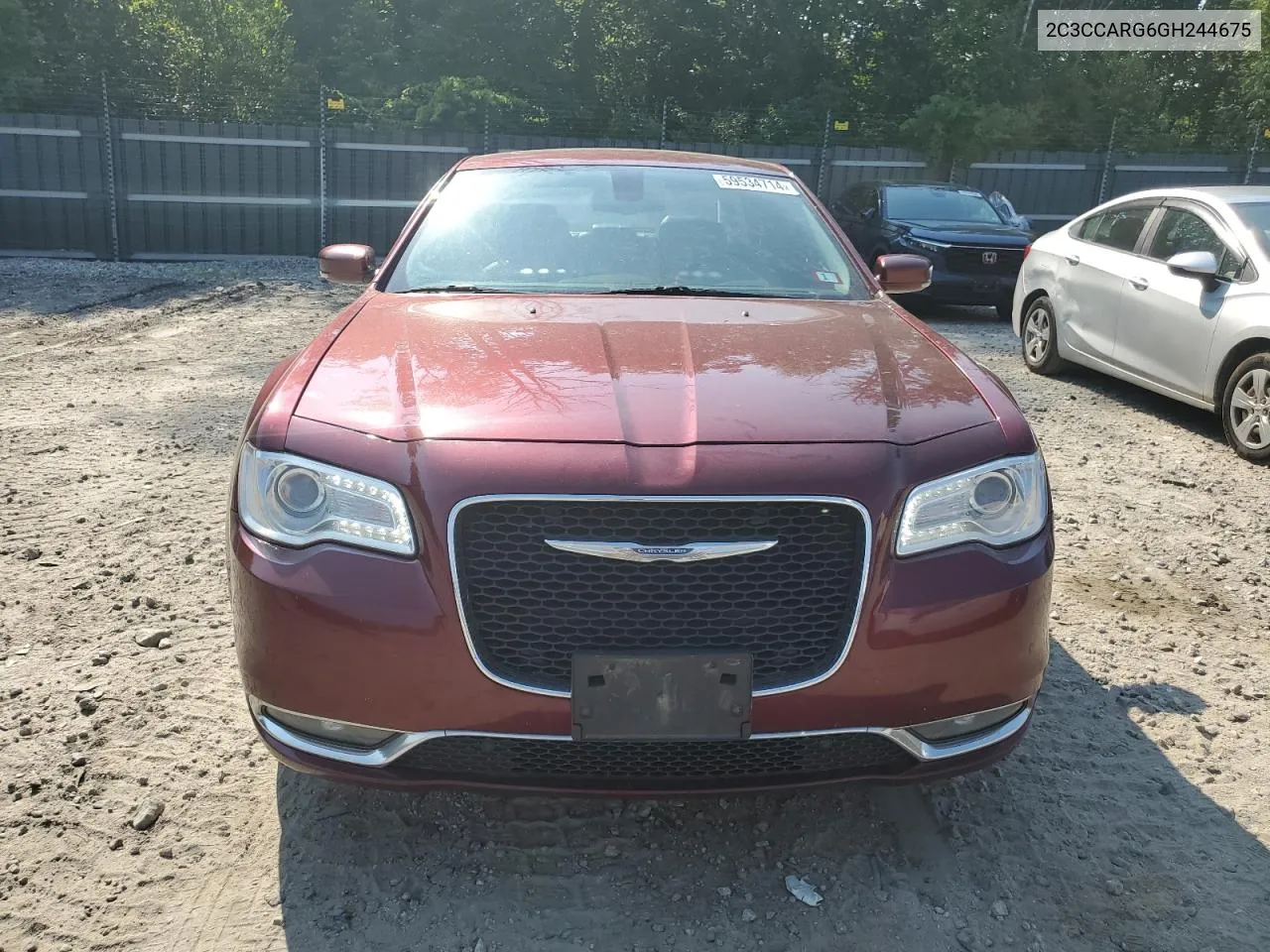 2016 Chrysler 300 Limited VIN: 2C3CCARG6GH244675 Lot: 59534714