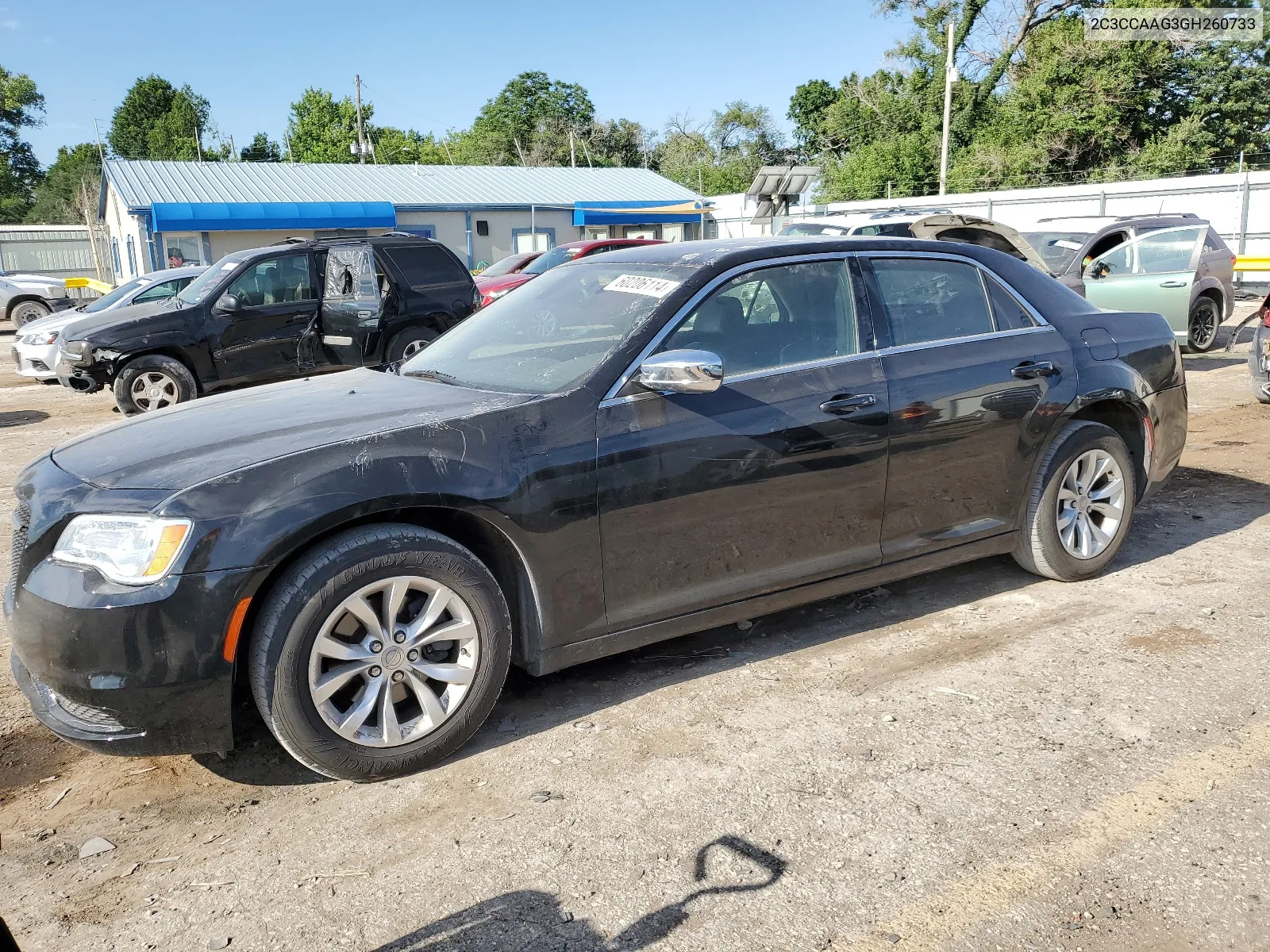 2016 Chrysler 300 Limited VIN: 2C3CCAAG3GH260733 Lot: 60206114