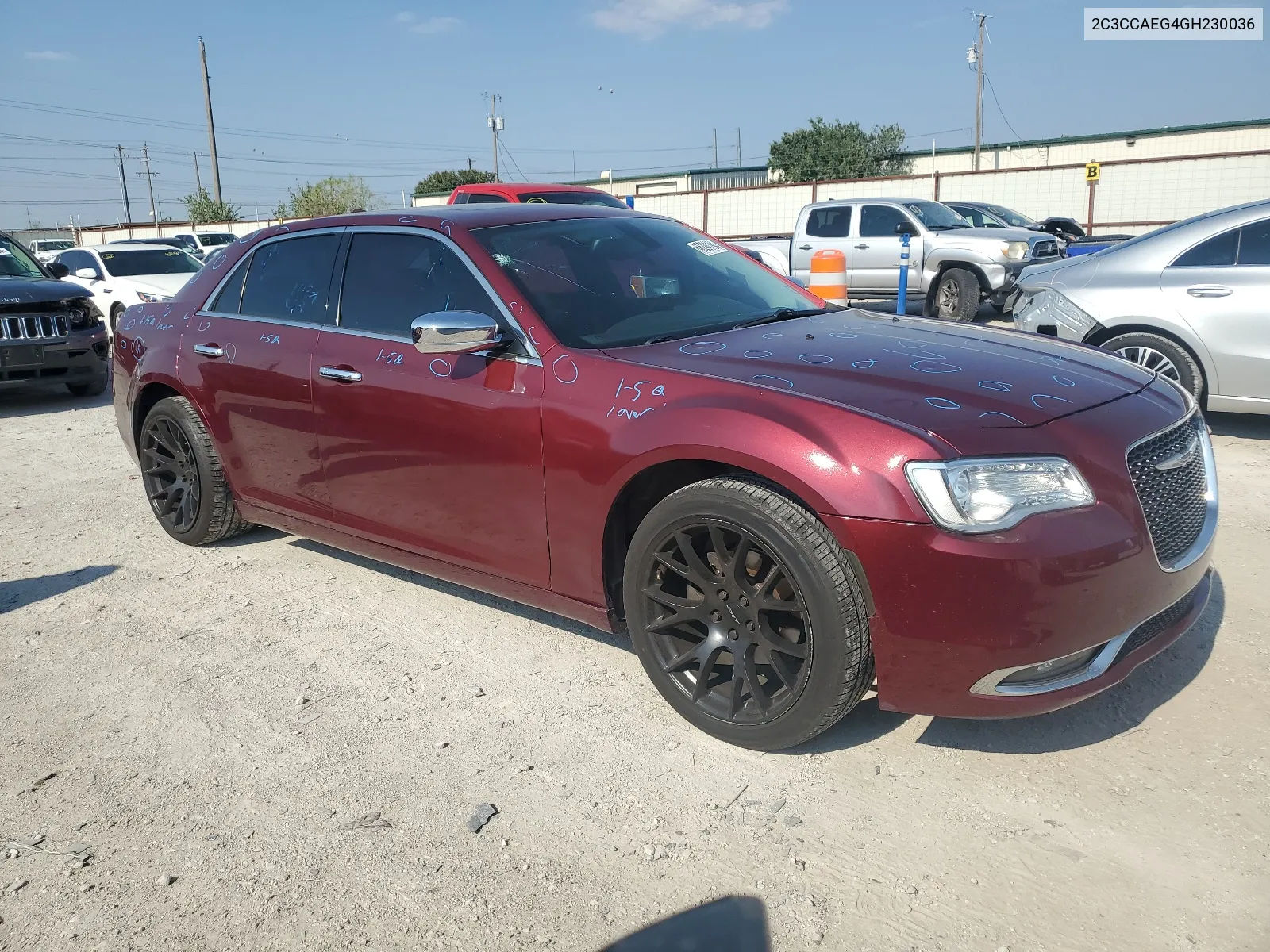 2C3CCAEG4GH230036 2016 Chrysler 300C