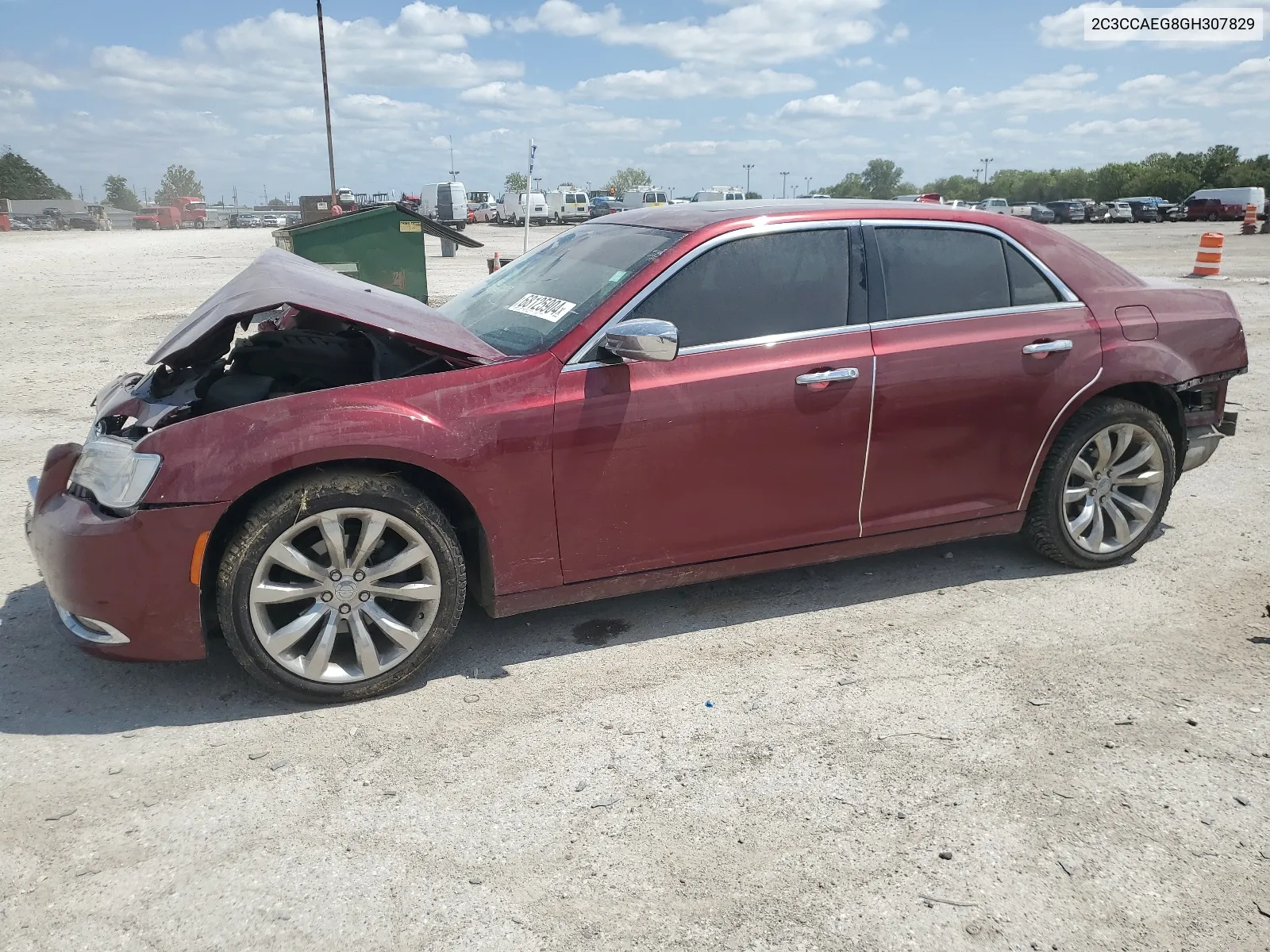 2016 Chrysler 300C VIN: 2C3CCAEG8GH307829 Lot: 68125904