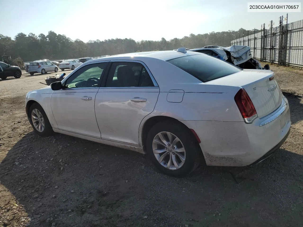 2016 Chrysler 300 Limited VIN: 2C3CCAAG1GH170657 Lot: 68345034