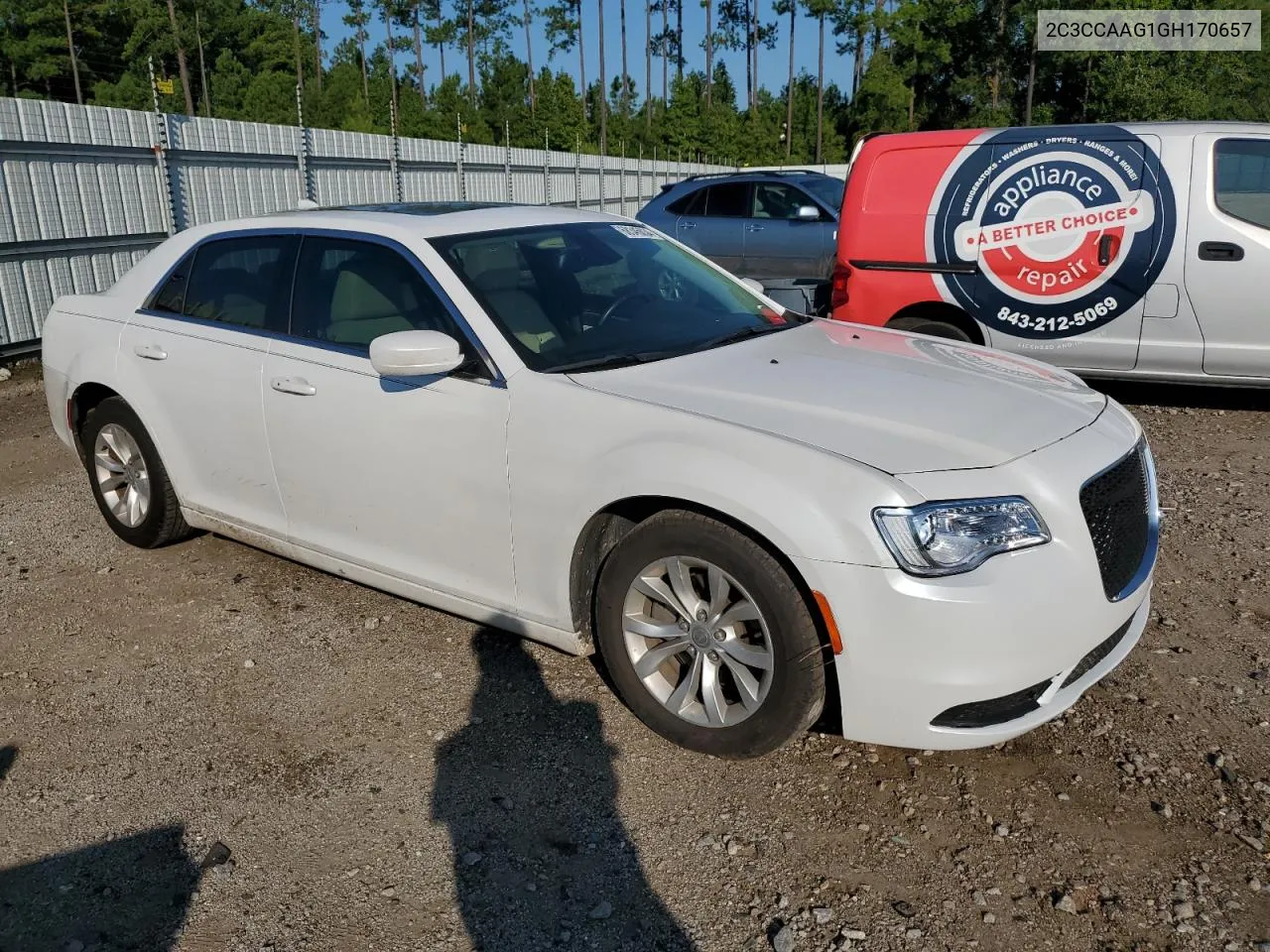 2C3CCAAG1GH170657 2016 Chrysler 300 Limited