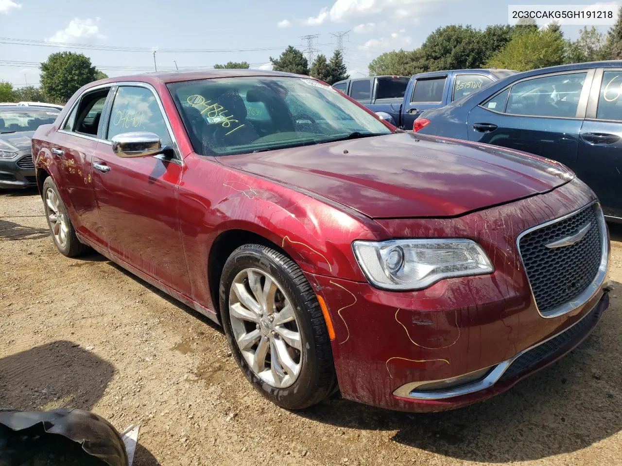 2C3CCAKG5GH191218 2016 Chrysler 300C