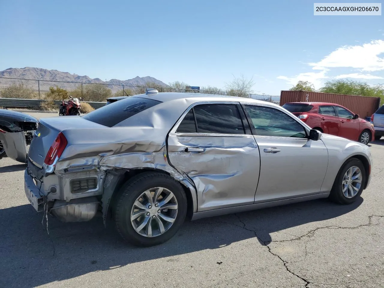 2016 Chrysler 300 Limited VIN: 2C3CCAAGXGH206670 Lot: 72191144