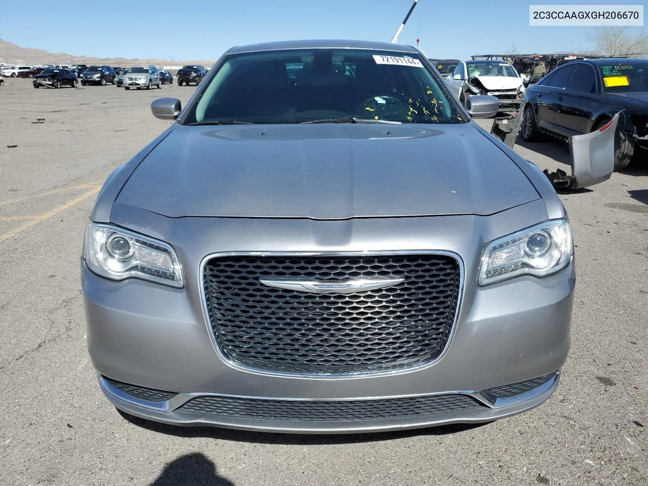 2016 Chrysler 300 Limited VIN: 2C3CCAAGXGH206670 Lot: 72191144