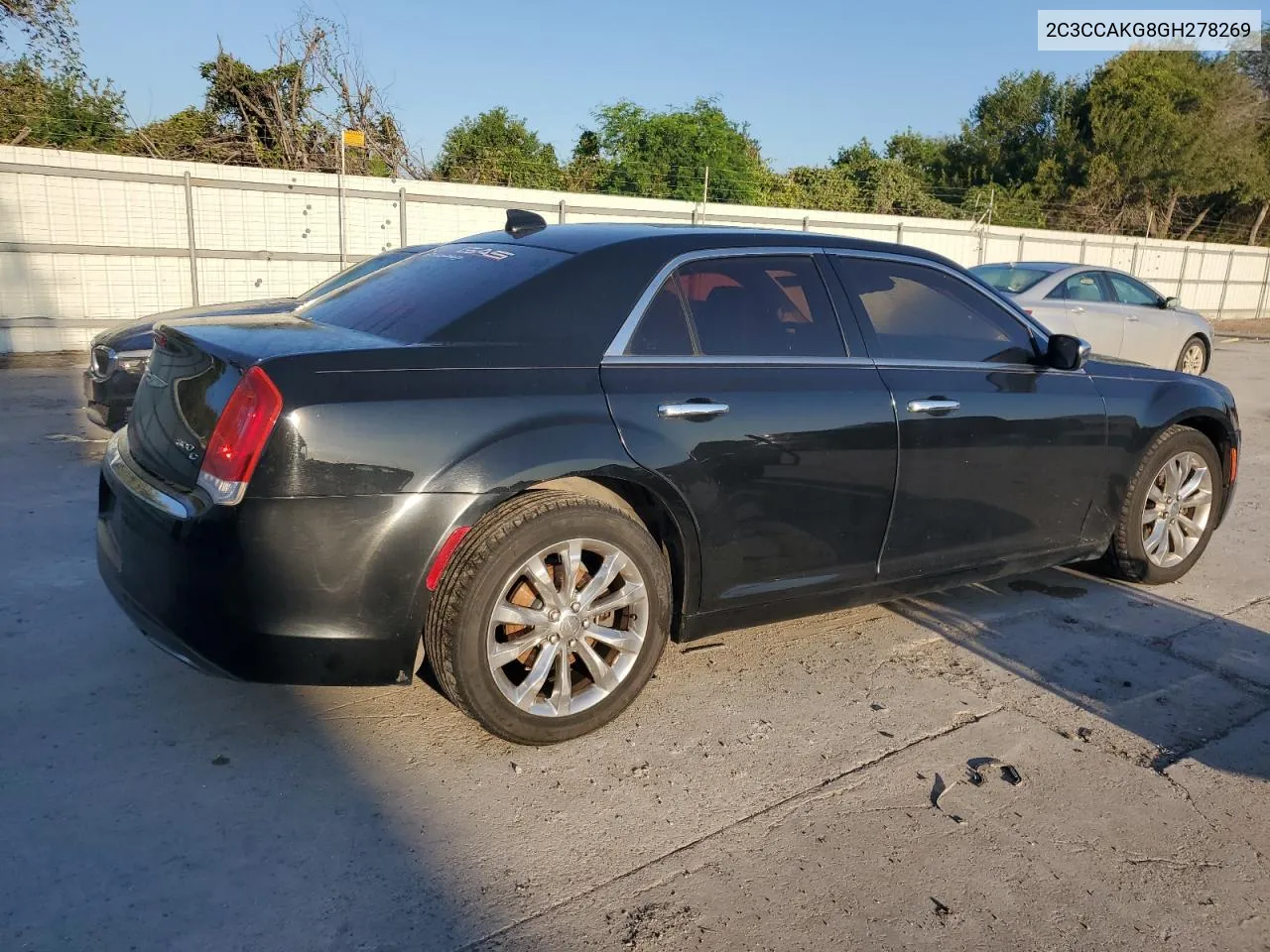 2016 Chrysler 300C VIN: 2C3CCAKG8GH278269 Lot: 73282174