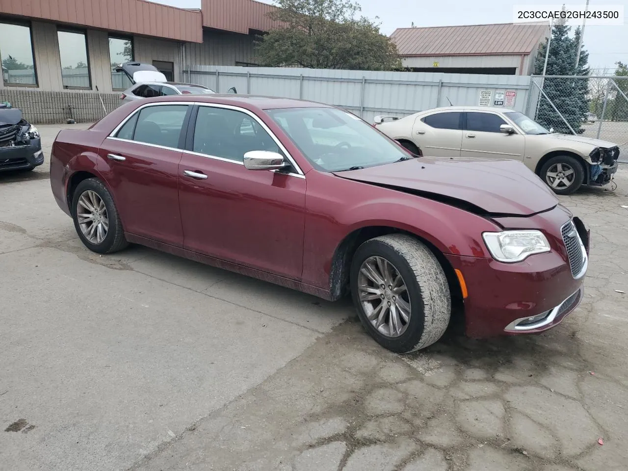 2016 Chrysler 300C VIN: 2C3CCAEG2GH243500 Lot: 73386314