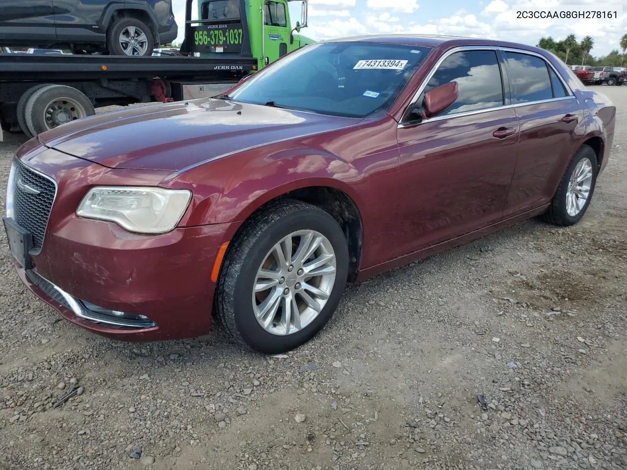 2016 Chrysler 300 Limited VIN: 2C3CCAAG8GH278161 Lot: 74313394