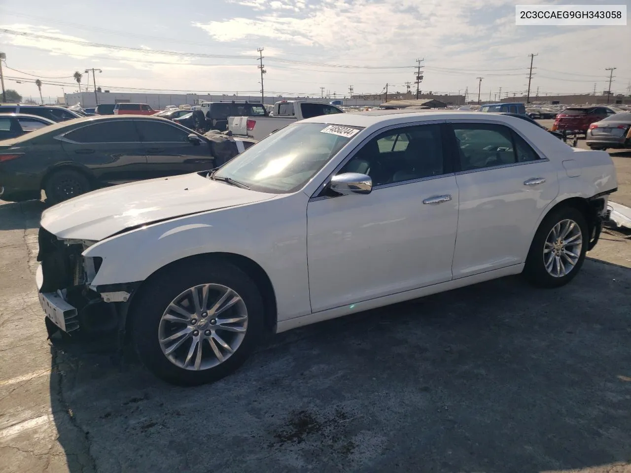 2C3CCAEG9GH343058 2016 Chrysler 300C