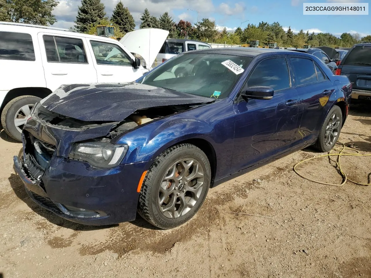 2016 Chrysler 300 S VIN: 2C3CCAGG9GH148011 Lot: 75832454