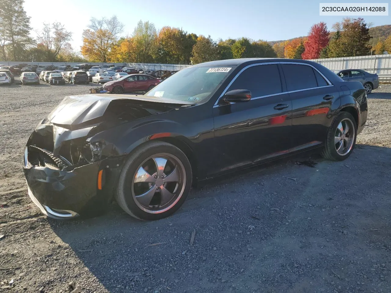 2016 Chrysler 300 Limited VIN: 2C3CCAAG2GH142088 Lot: 77136724