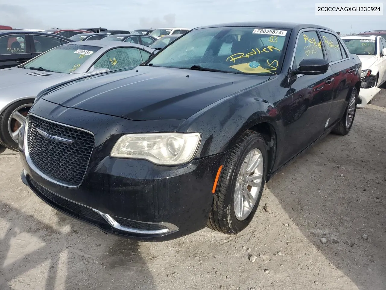 2016 Chrysler 300 Limited VIN: 2C3CCAAGXGH330924 Lot: 78039874