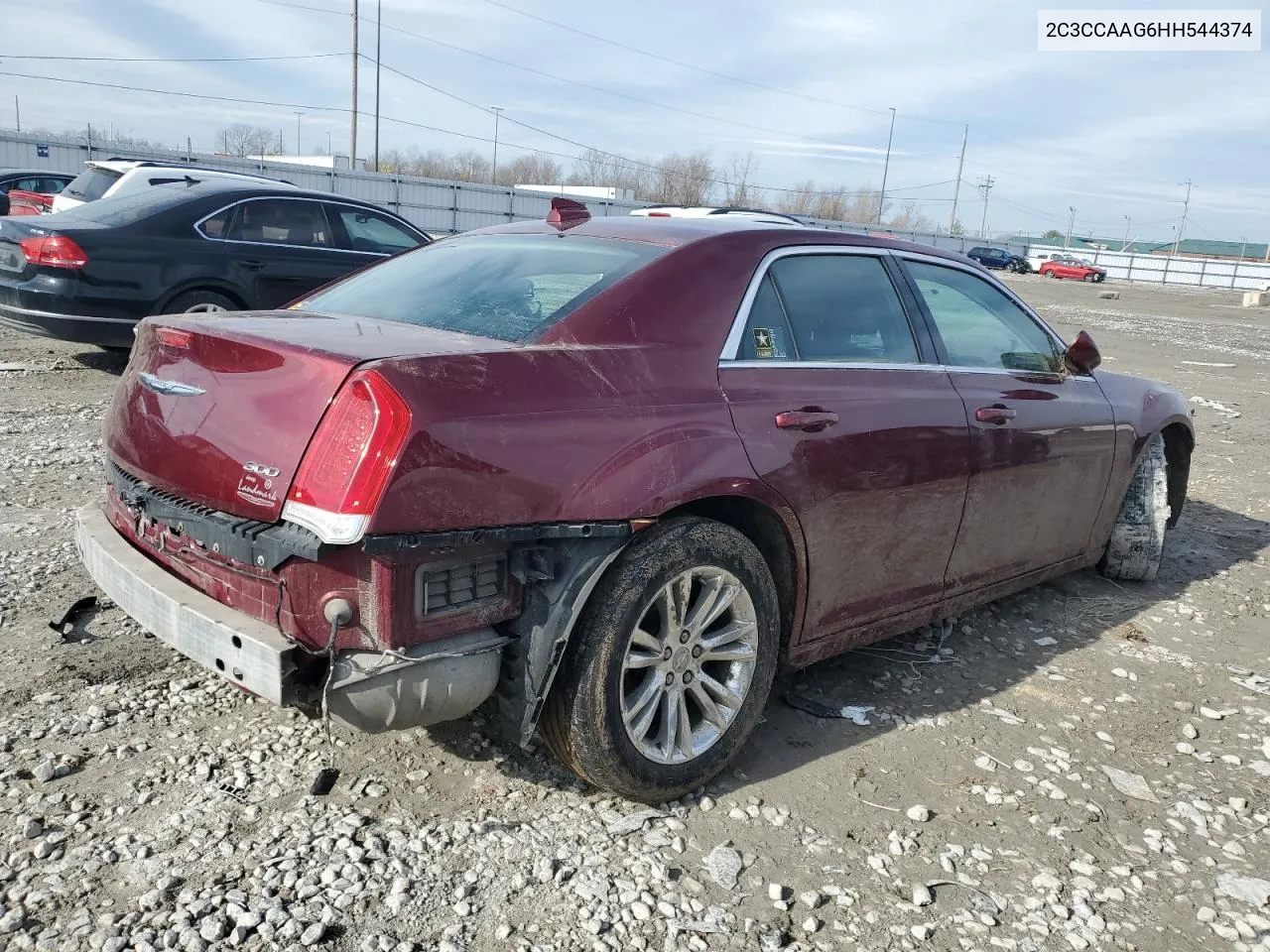 2017 Chrysler 300 Limited VIN: 2C3CCAAG6HH544374 Lot: 56920604