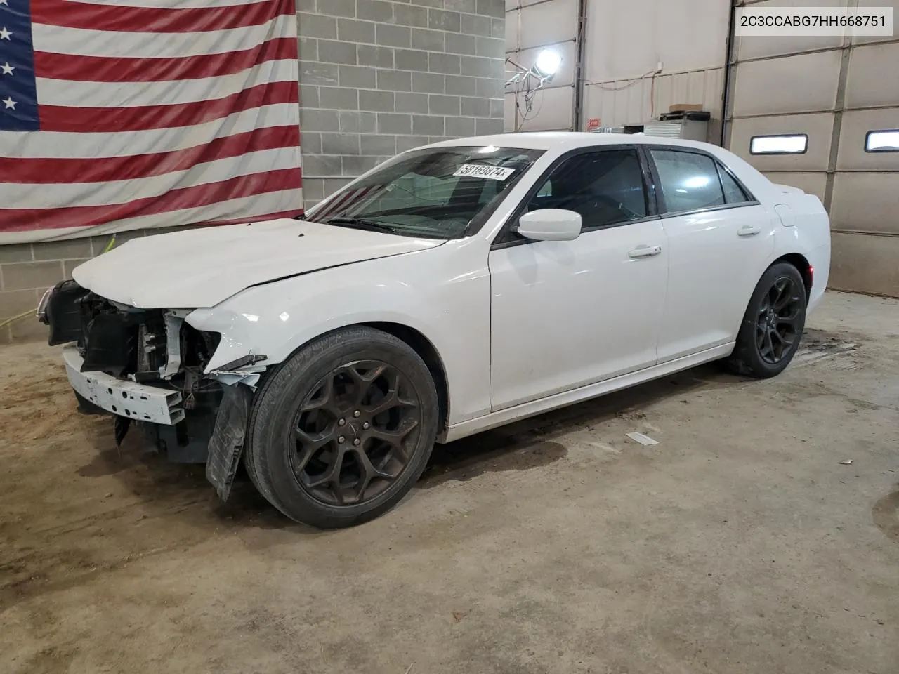 2C3CCABG7HH668751 2017 Chrysler 300 S