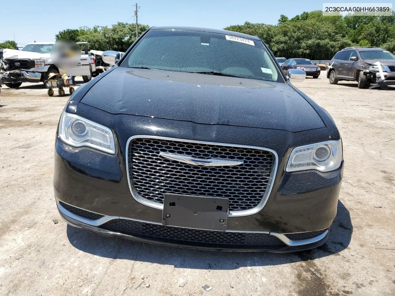 2017 Chrysler 300 Limited VIN: 2C3CCAAG0HH663859 Lot: 58223474