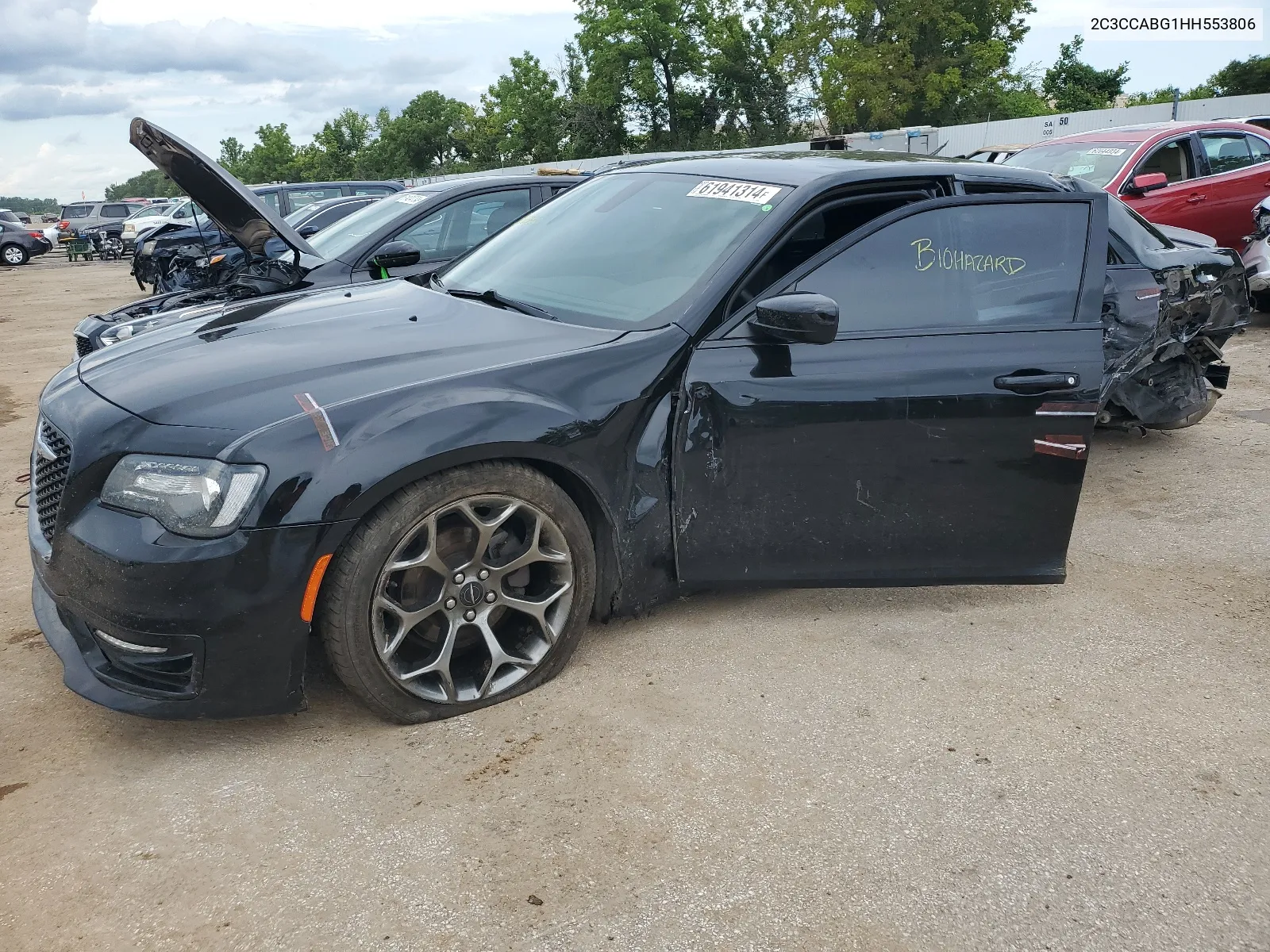 2017 Chrysler 300 S VIN: 2C3CCABG1HH553806 Lot: 61941314