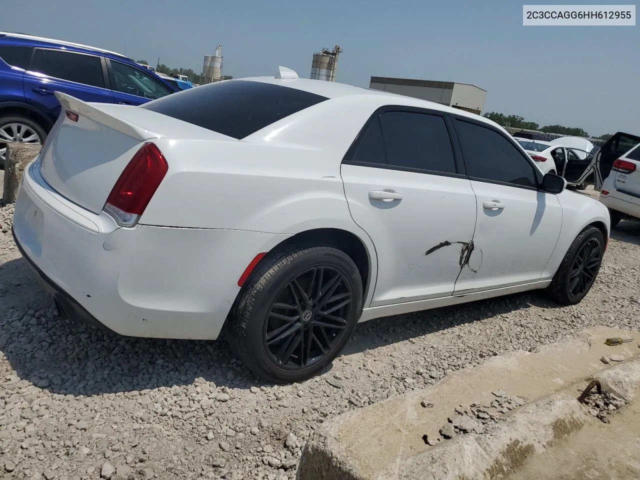 2017 Chrysler 300 S VIN: 2C3CCAGG6HH612955 Lot: 63021644