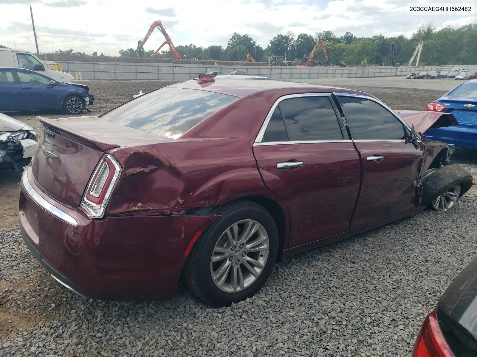 2017 Chrysler 300C VIN: 2C3CCAEG4HH662482 Lot: 64547004