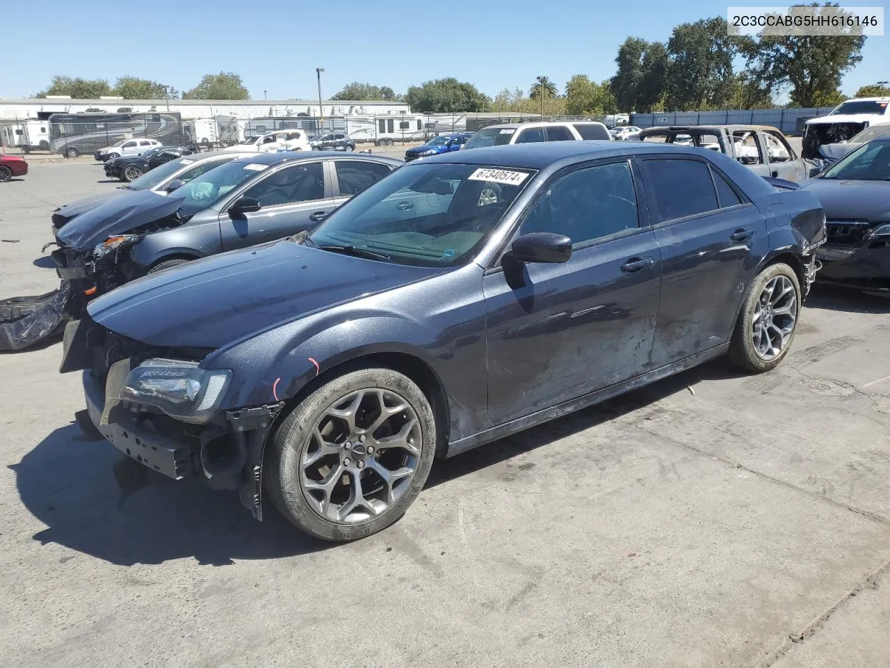 2017 Chrysler 300 S VIN: 2C3CCABG5HH616146 Lot: 67340574