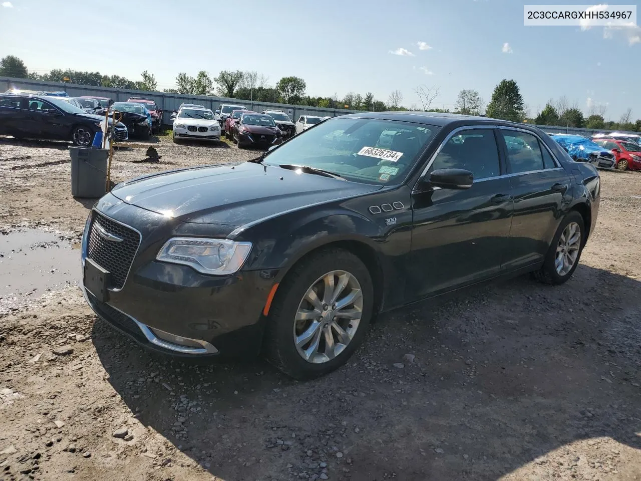 2017 Chrysler 300 Limited VIN: 2C3CCARGXHH534967 Lot: 68326734