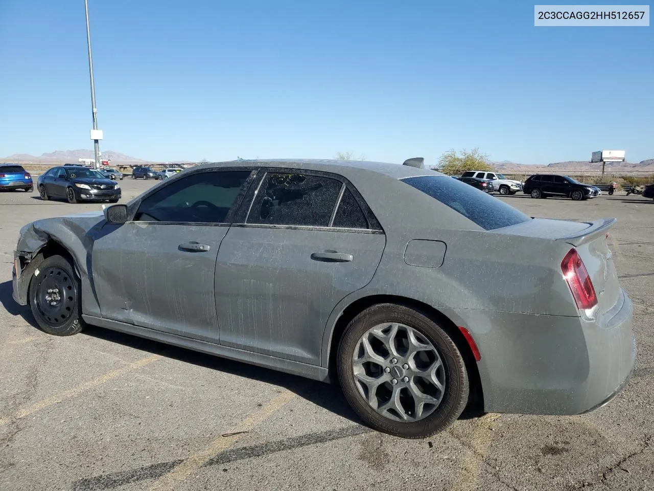 2C3CCAGG2HH512657 2017 Chrysler 300 S