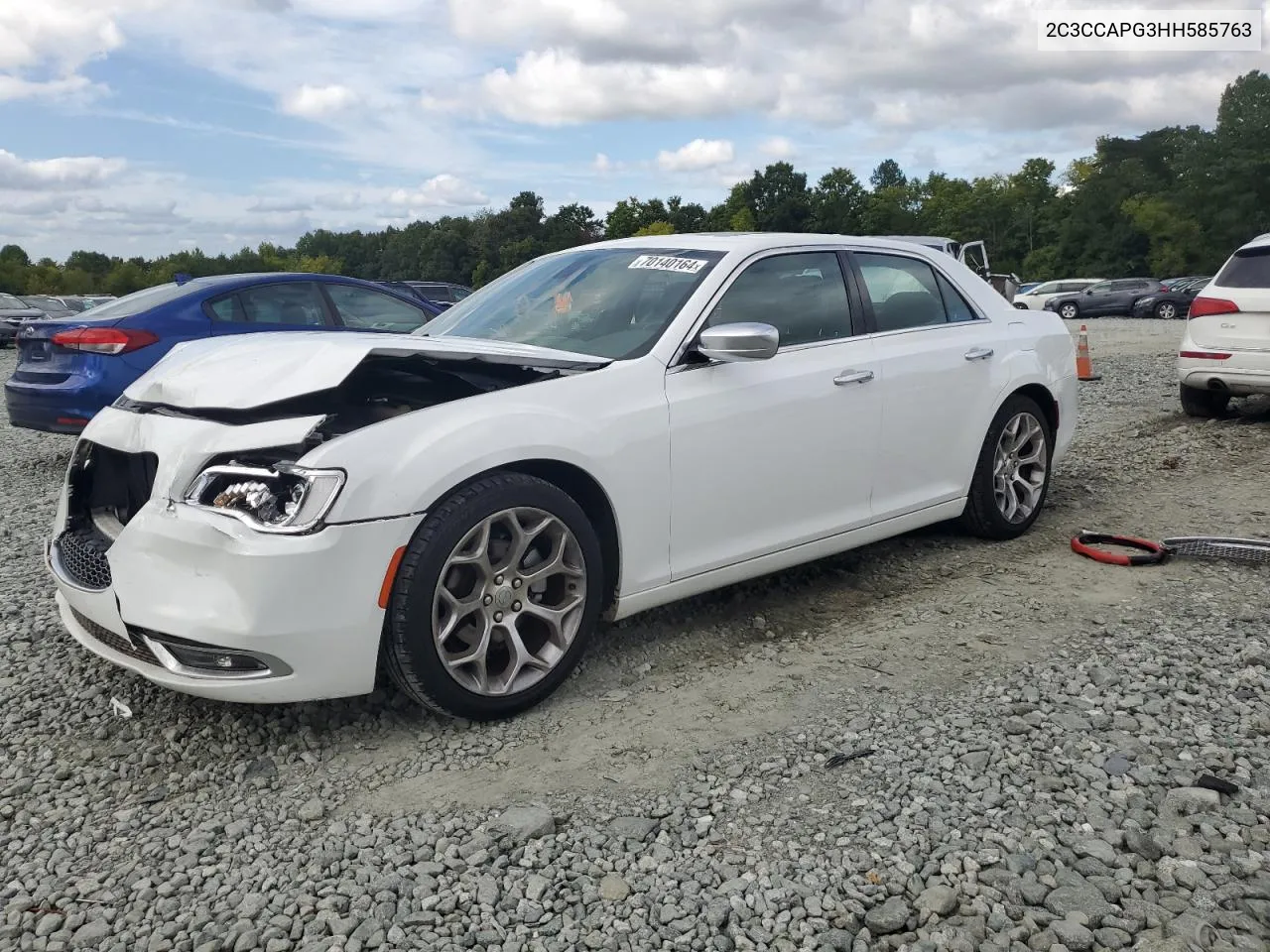 2C3CCAPG3HH585763 2017 Chrysler 300C Platinum