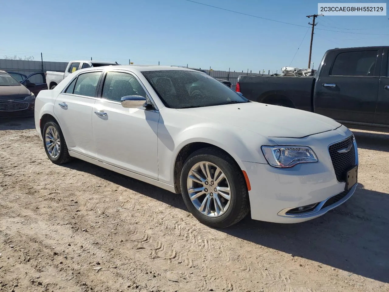 2017 Chrysler 300C VIN: 2C3CCAEG8HH552129 Lot: 70207524