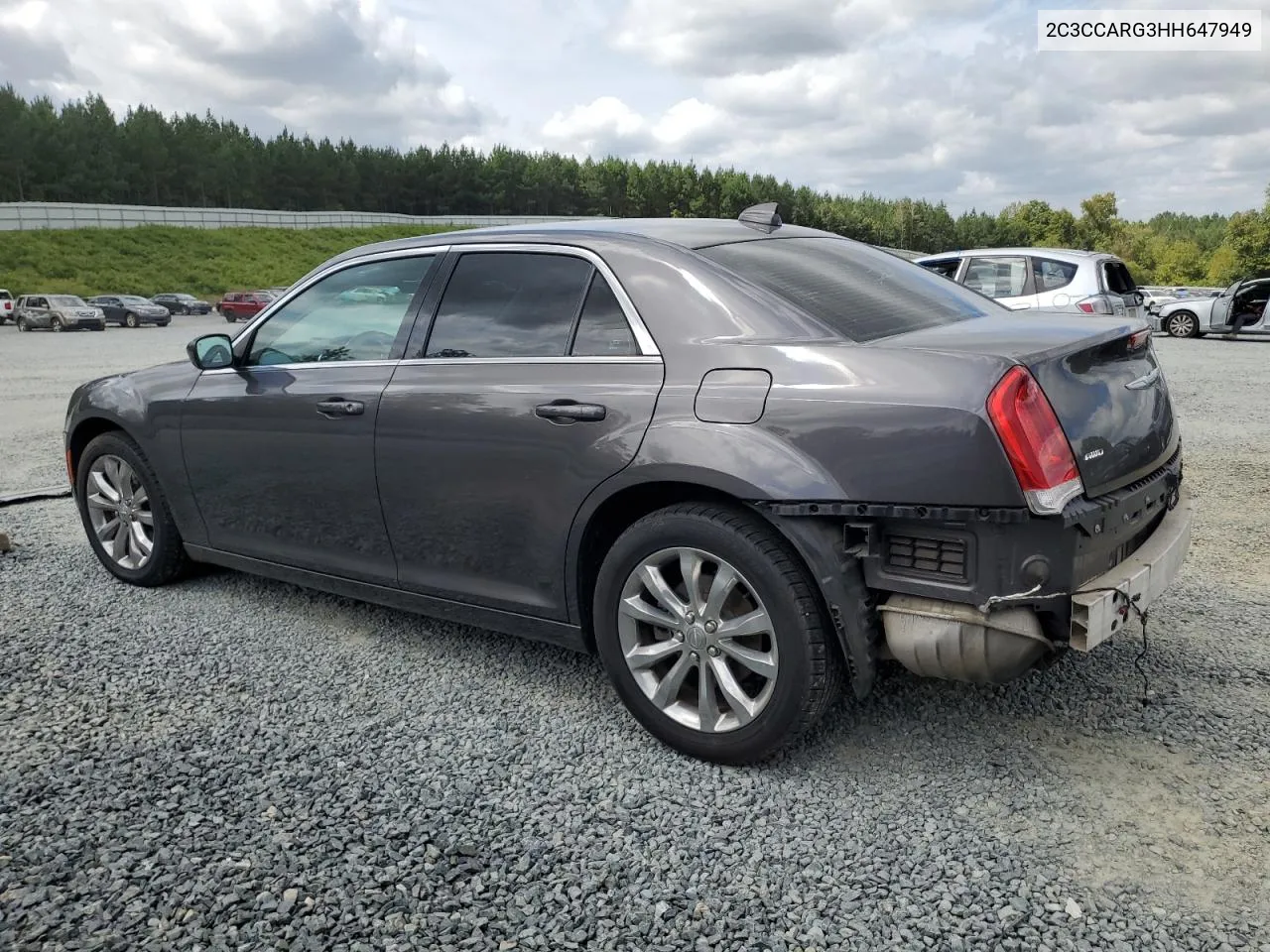 2017 Chrysler 300 Limited VIN: 2C3CCARG3HH647949 Lot: 70656994