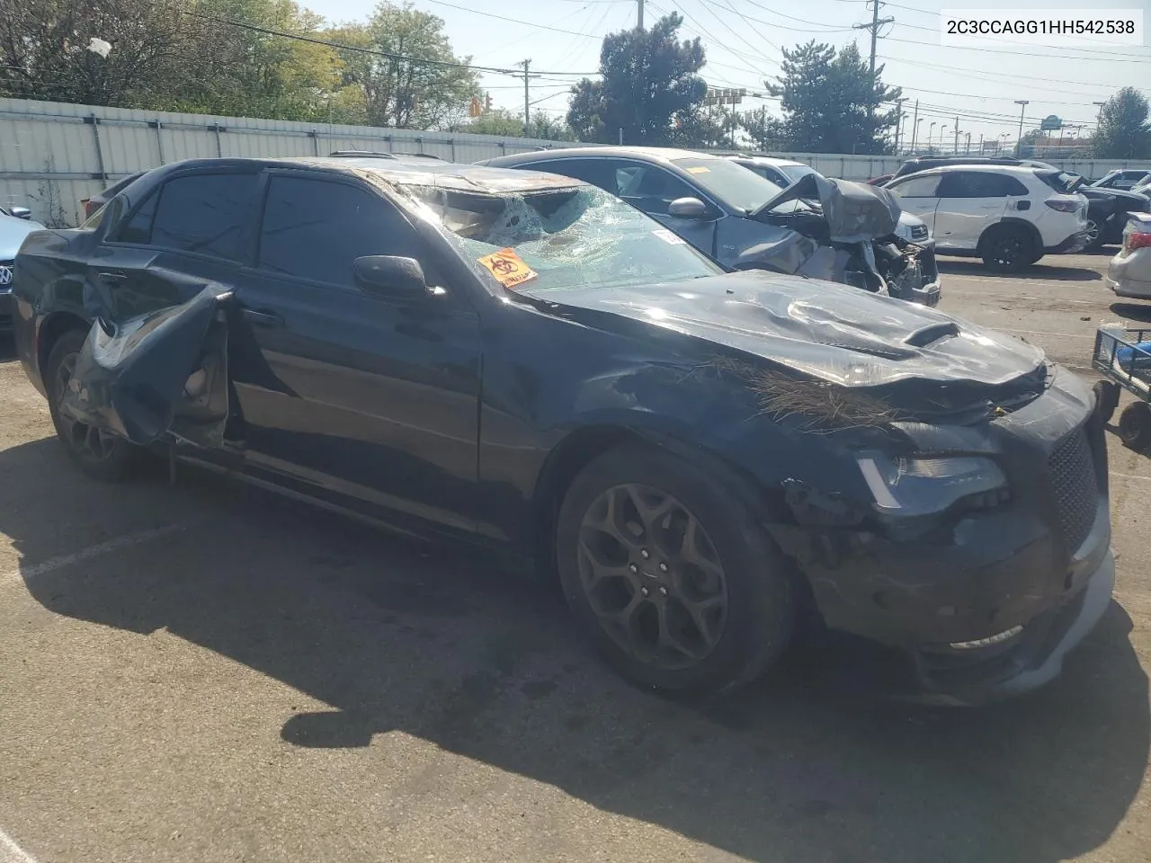 2C3CCAGG1HH542538 2017 Chrysler 300 S