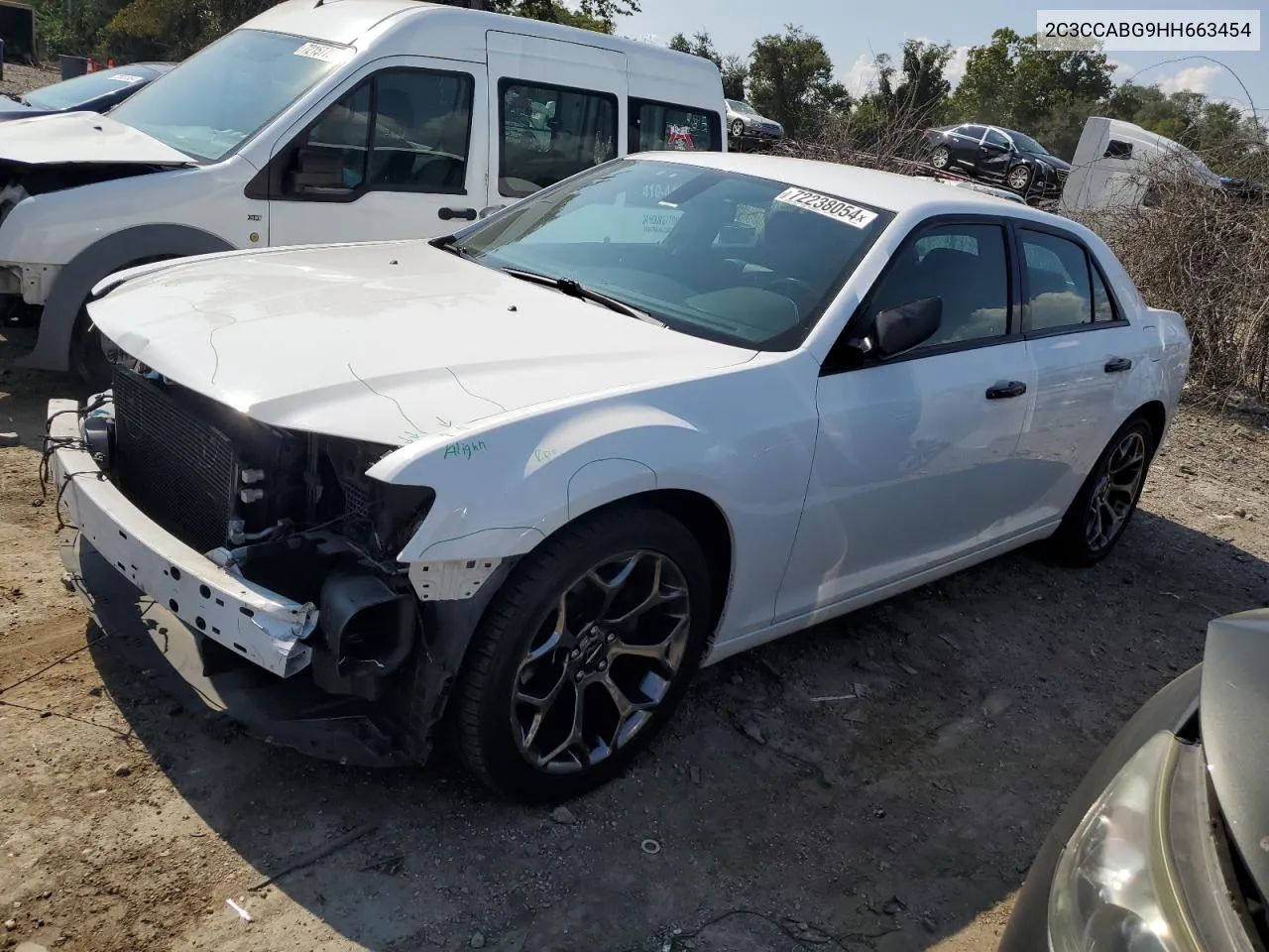 2C3CCABG9HH663454 2017 Chrysler 300 S