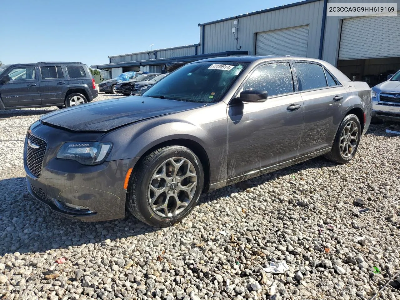 2017 Chrysler 300 S VIN: 2C3CCAGG9HH619169 Lot: 73185914