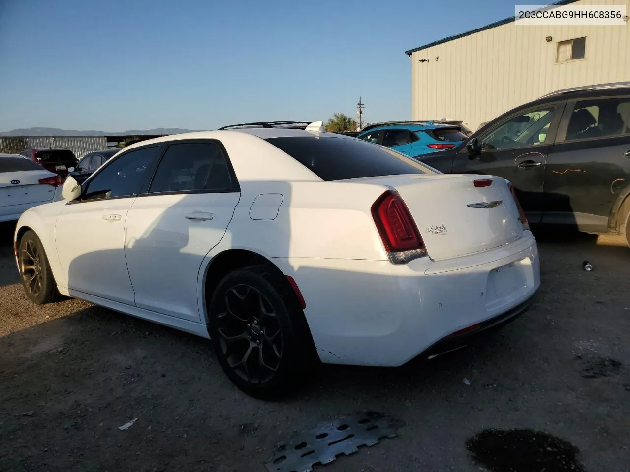 2017 Chrysler 300 S VIN: 2C3CCABG9HH608356 Lot: 74047514