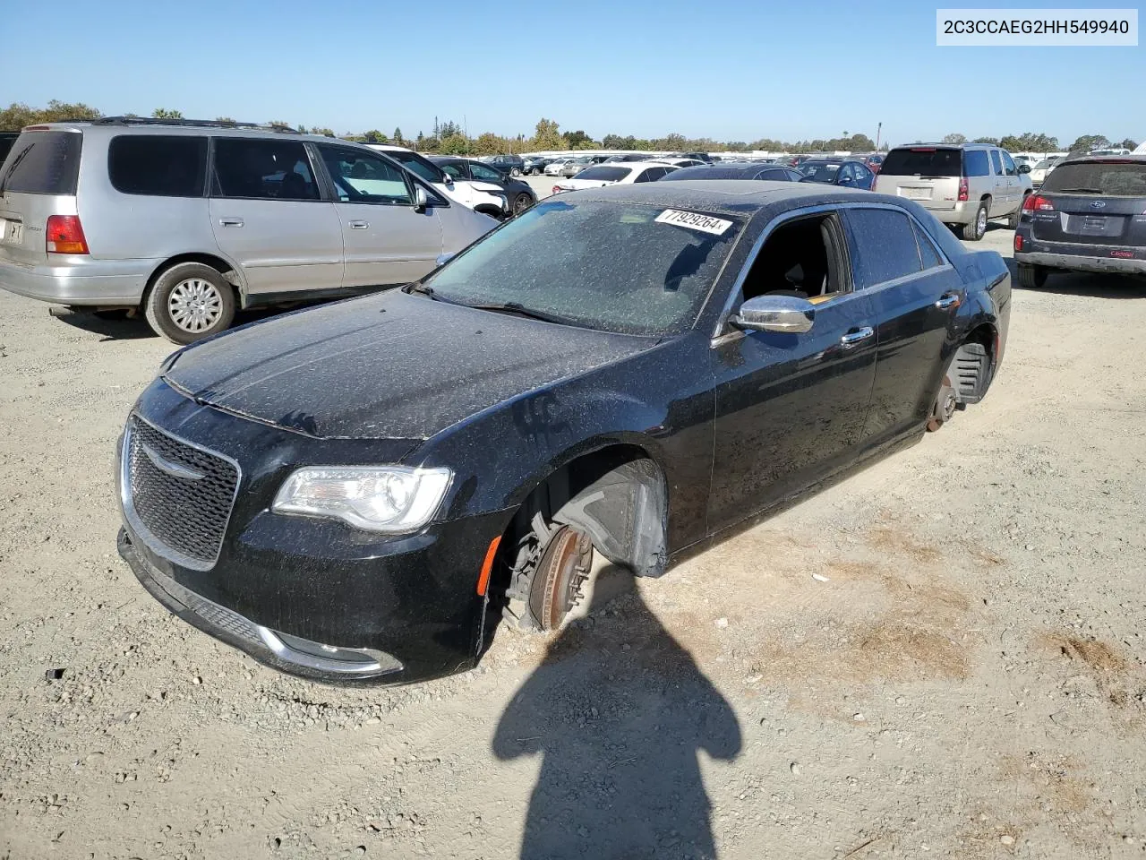 2017 Chrysler 300C VIN: 2C3CCAEG2HH549940 Lot: 77929264