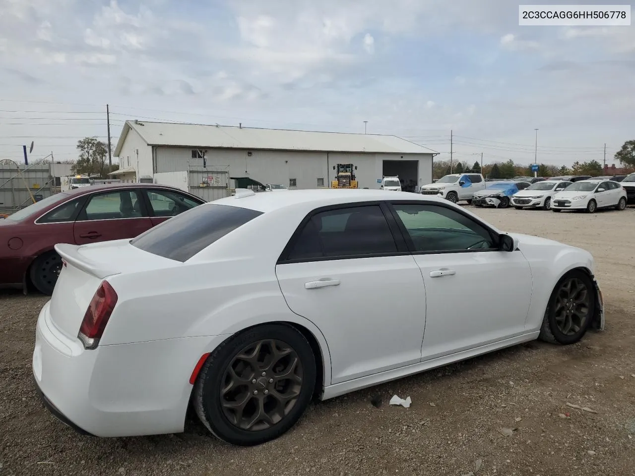 2017 Chrysler 300 S VIN: 2C3CCAGG6HH506778 Lot: 77989714