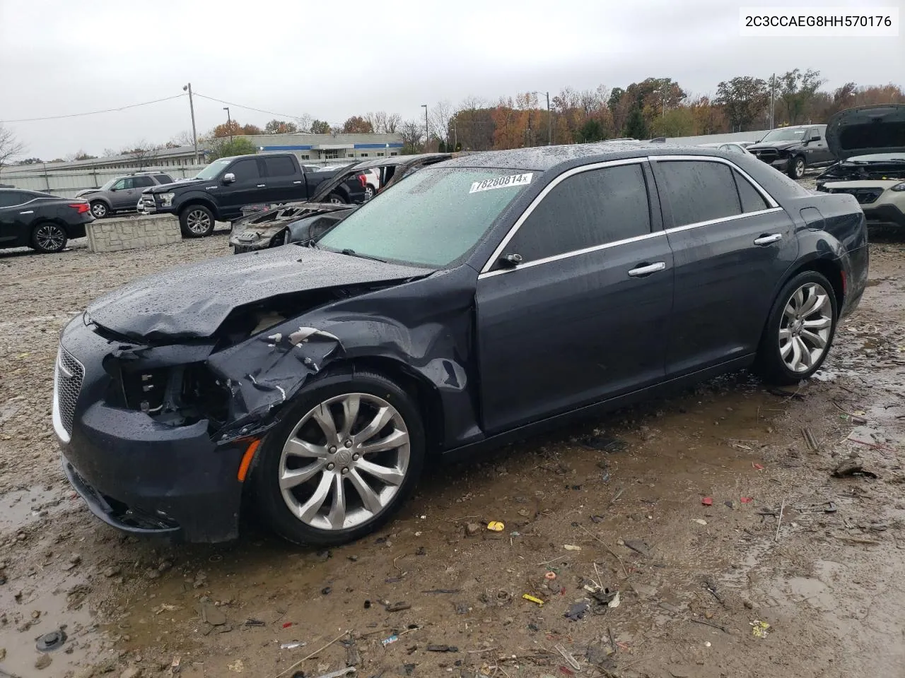 2017 Chrysler 300C VIN: 2C3CCAEG8HH570176 Lot: 78280814