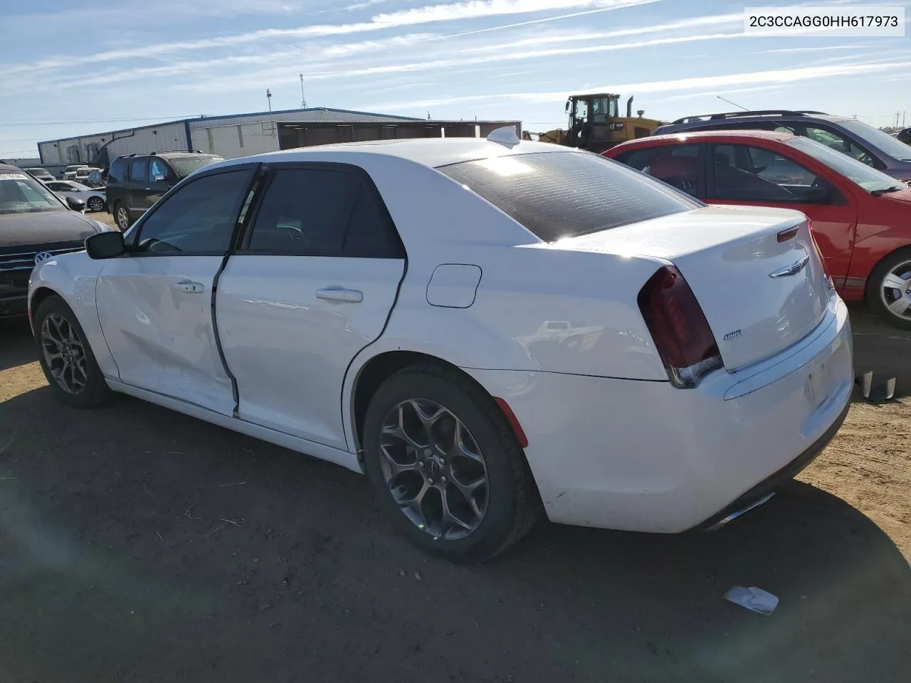 2017 Chrysler 300 S VIN: 2C3CCAGG0HH617973 Lot: 78822954