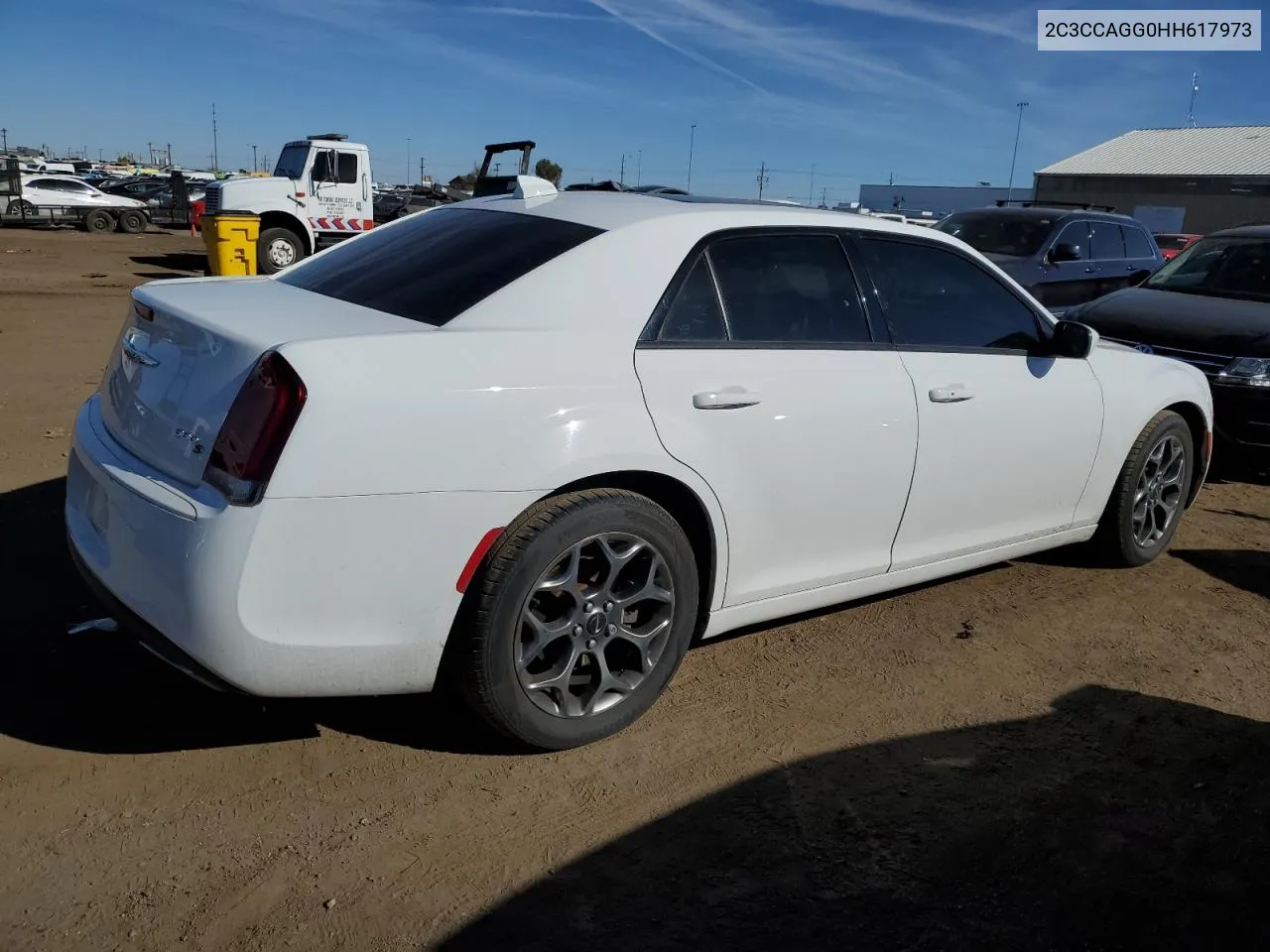 2017 Chrysler 300 S VIN: 2C3CCAGG0HH617973 Lot: 78822954