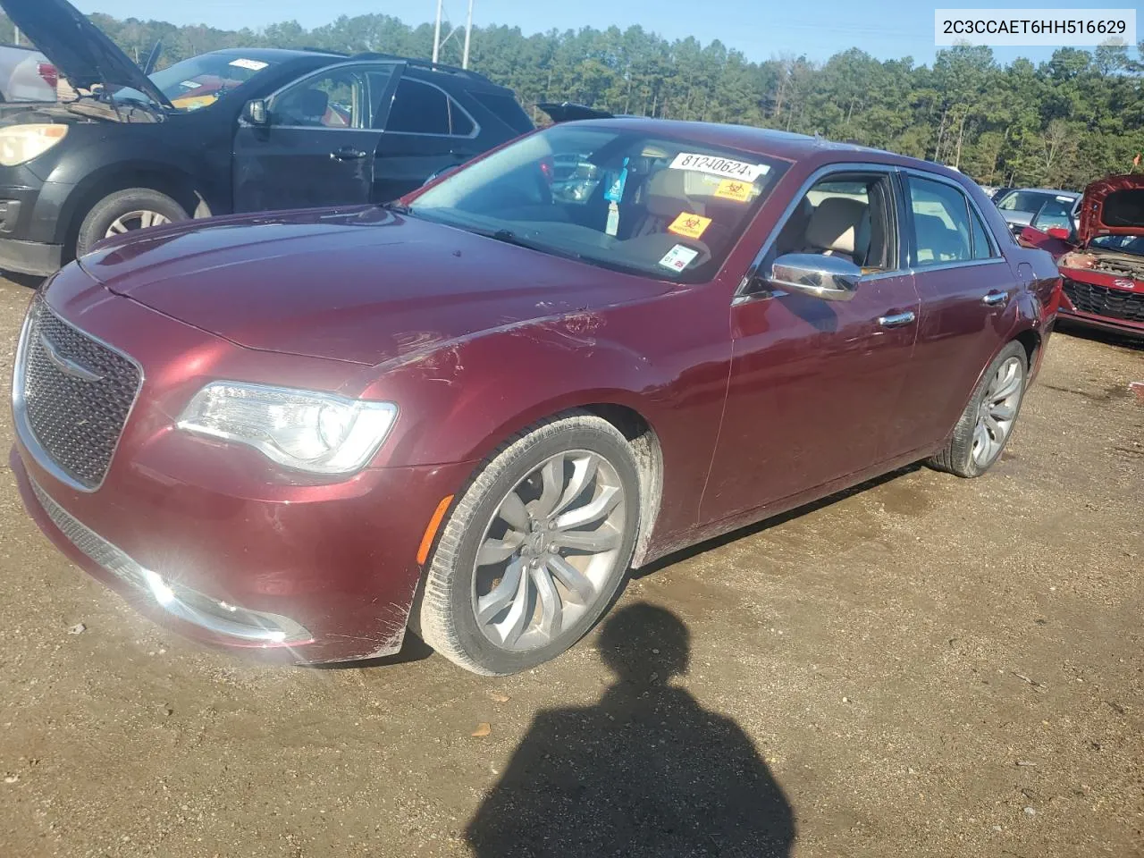 2017 Chrysler 300C VIN: 2C3CCAET6HH516629 Lot: 81240624