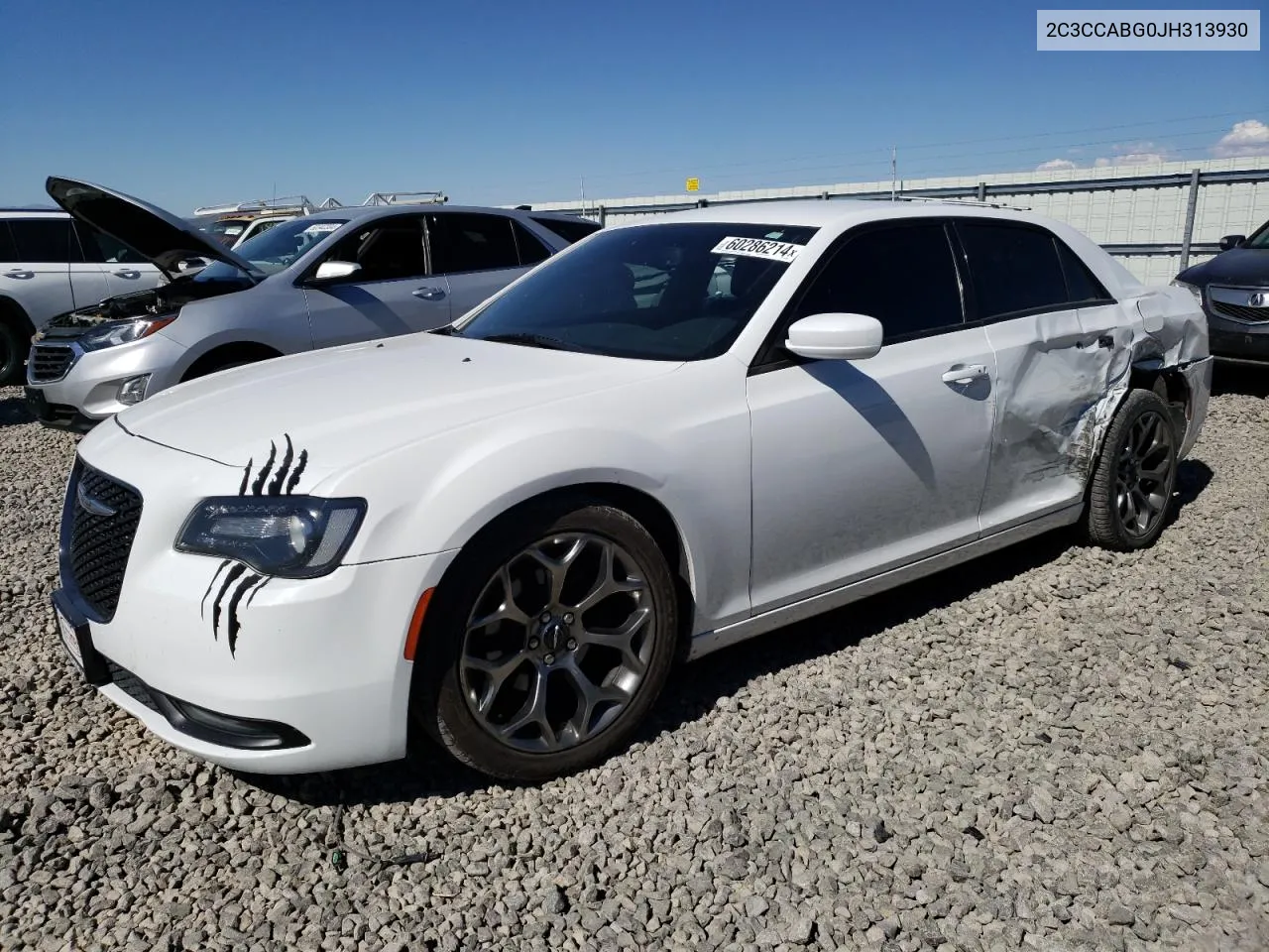 2C3CCABG0JH313930 2018 Chrysler 300 S