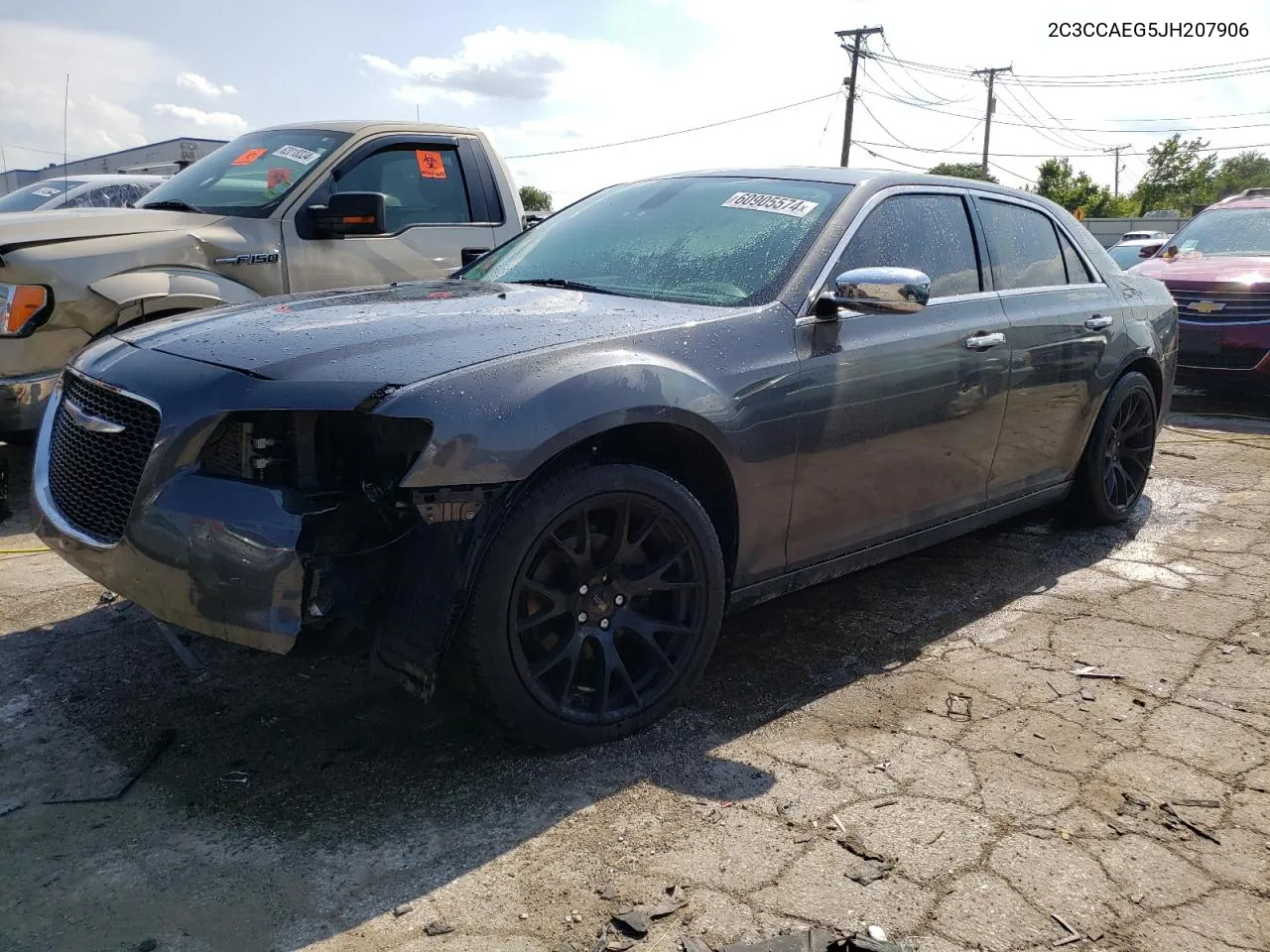 2C3CCAEG5JH207906 2018 Chrysler 300 Limited