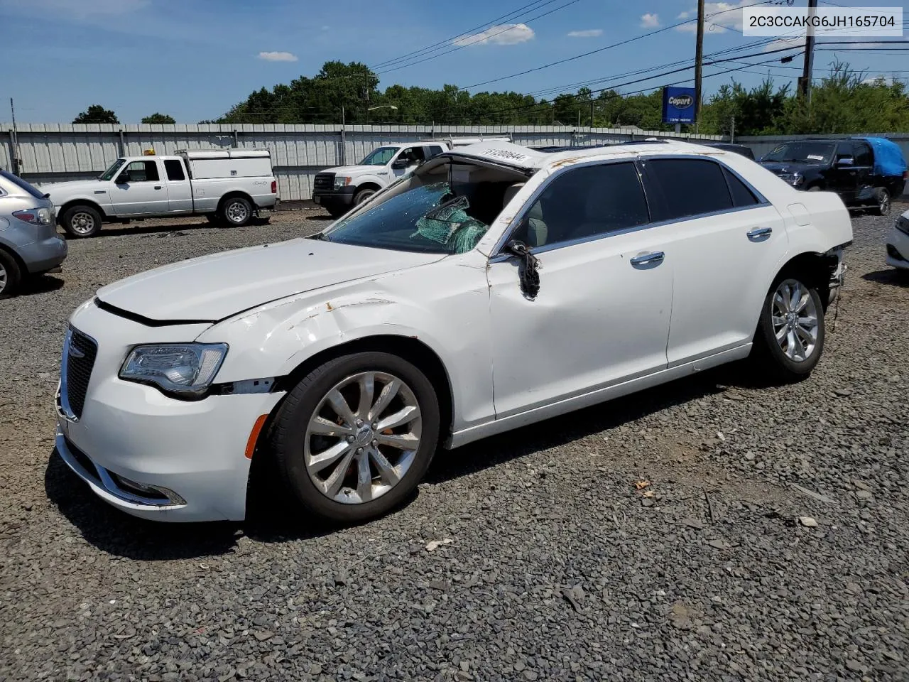 2018 Chrysler 300 Limited VIN: 2C3CCAKG6JH165704 Lot: 61200644