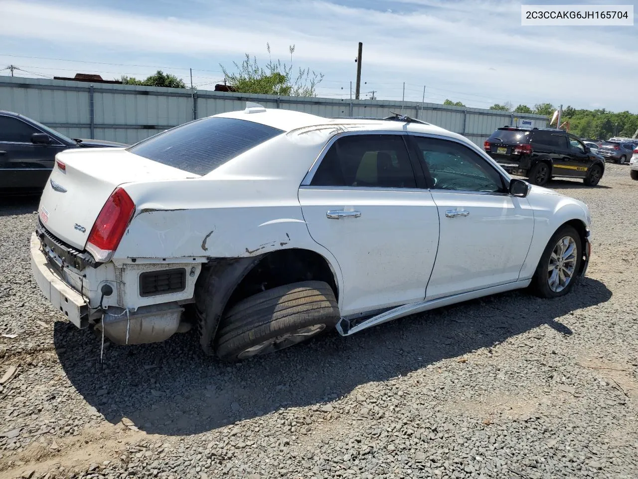 2018 Chrysler 300 Limited VIN: 2C3CCAKG6JH165704 Lot: 61200644