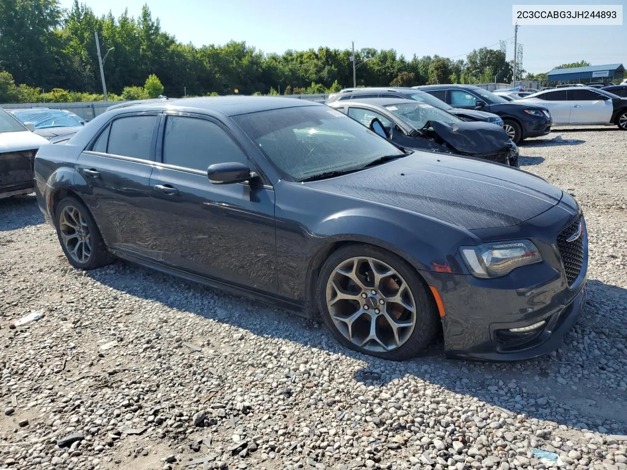 2018 Chrysler 300 S VIN: 2C3CCABG3JH244893 Lot: 61604074