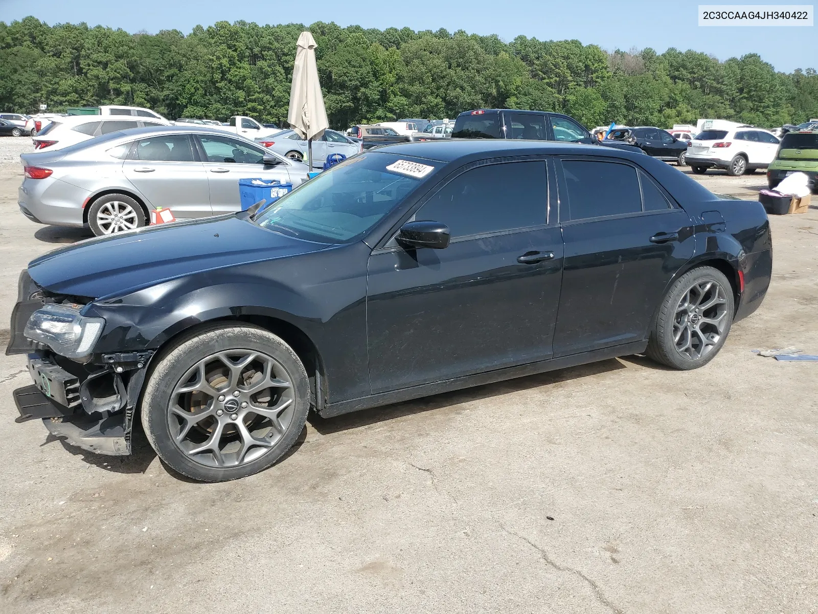 2018 Chrysler 300 Touring VIN: 2C3CCAAG4JH340422 Lot: 65733894