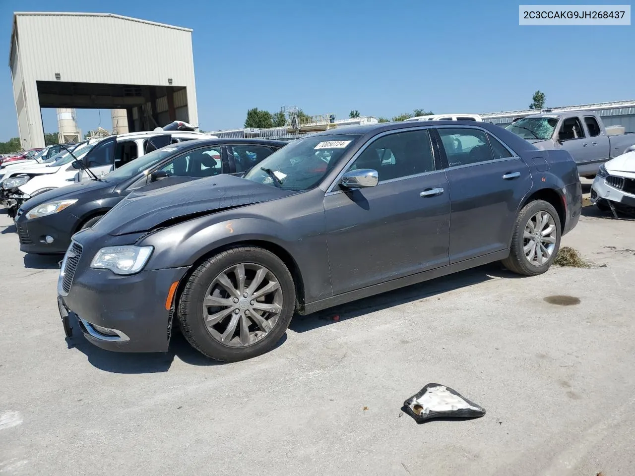 2018 Chrysler 300 Limited VIN: 2C3CCAKG9JH268437 Lot: 70050724