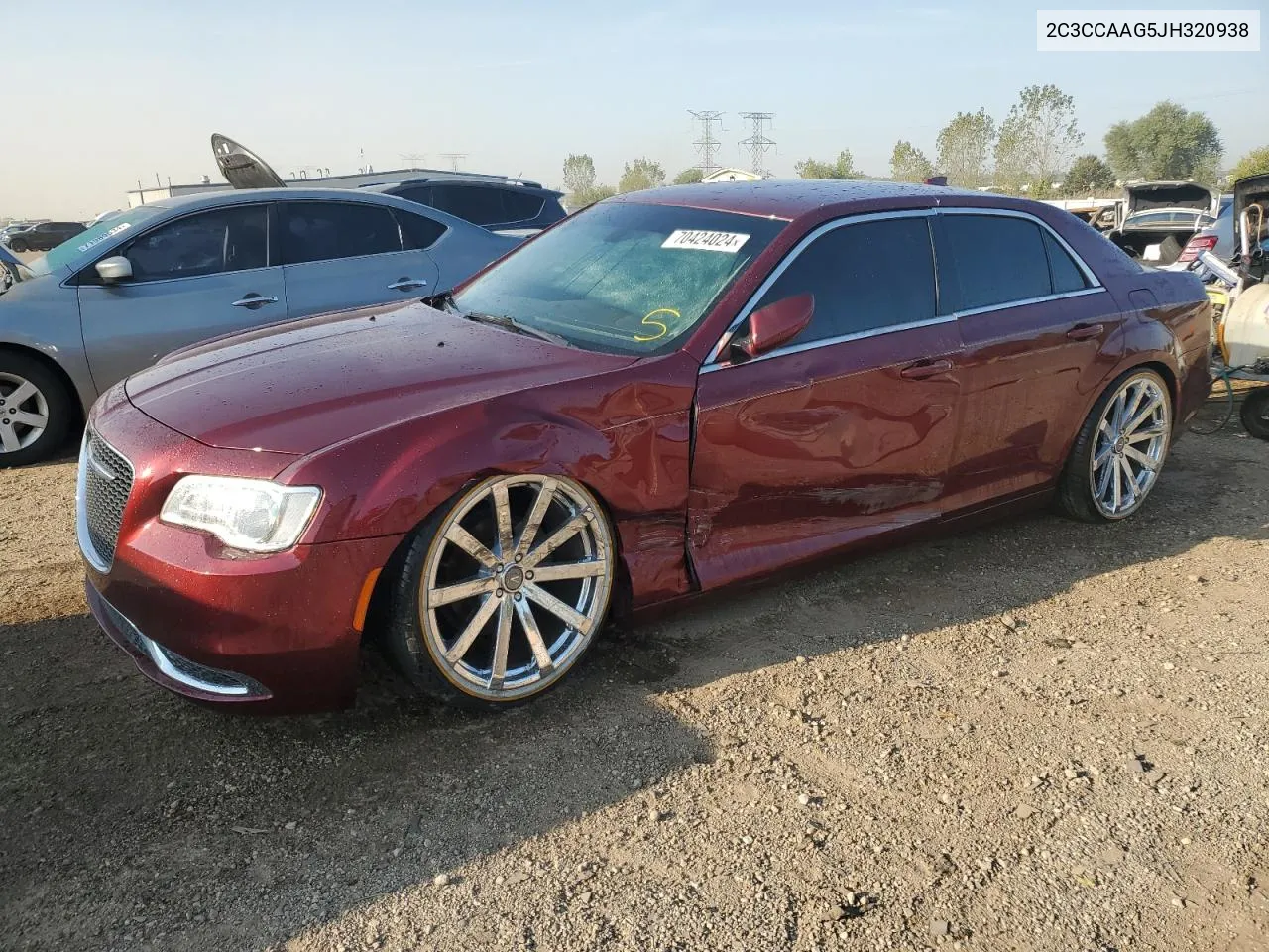 2018 Chrysler 300 Touring VIN: 2C3CCAAG5JH320938 Lot: 70424024