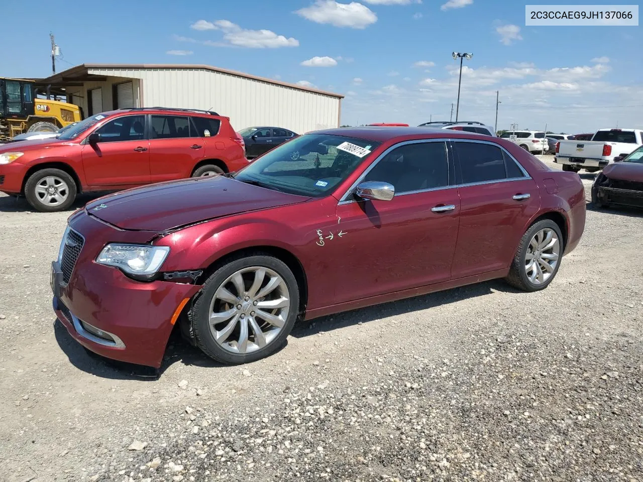 2018 Chrysler 300 Limited VIN: 2C3CCAEG9JH137066 Lot: 70809774