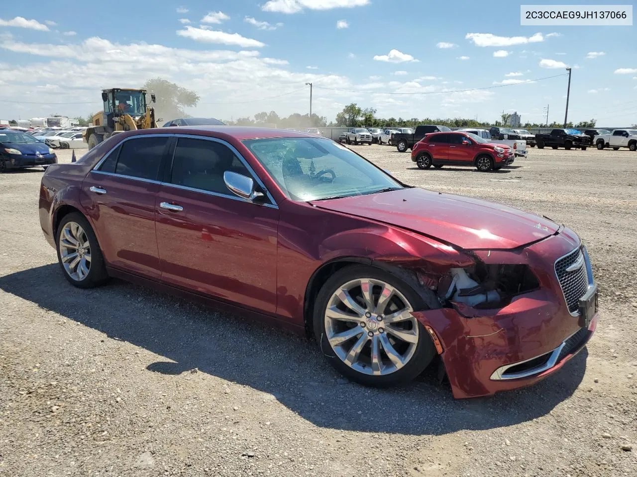 2018 Chrysler 300 Limited VIN: 2C3CCAEG9JH137066 Lot: 70809774