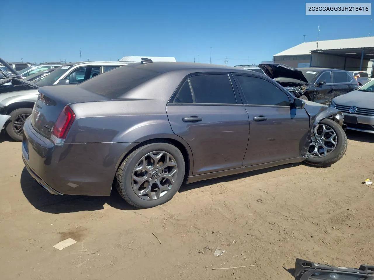 2C3CCAGG3JH218416 2018 Chrysler 300 S